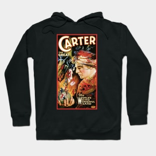 Vintage Magic Poster Art, Carter the Great Hoodie